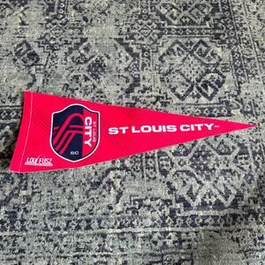 St. Louis City Soccer Red Novelty SC Premium Pennant MLS Soccer
